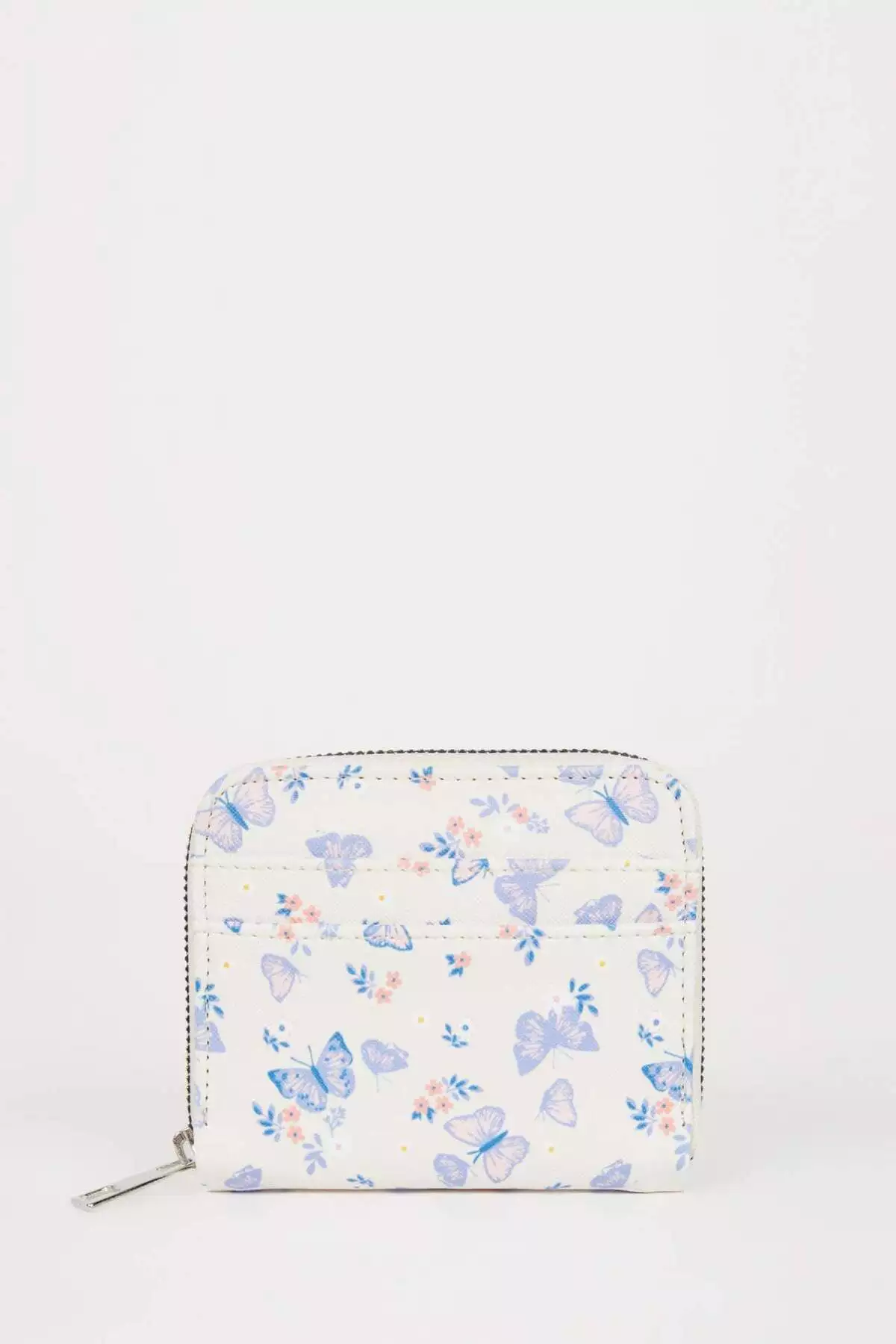 کیف پول چرم مصنوعی با طرح پروانه زنانه مدل C1778AXNS برند Defacto - 817738848