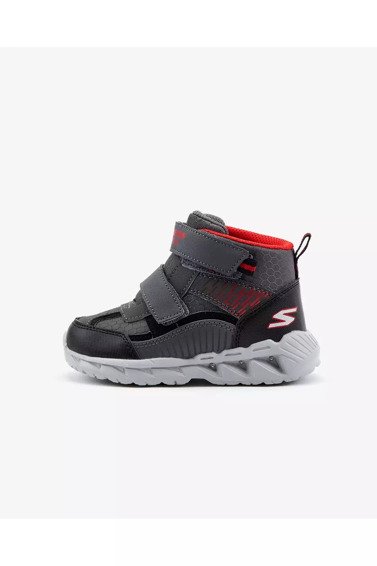 مجنا - چکمه کوچک کودکان پسر خاکستری با نور 401504n Ccbk برند Skechers - 194039791