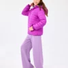 کاپشن پافر دو طرفه دخترانه بزرگ رنگ بنفش مدل SK2520079-4069 برند Skechers - 981631666