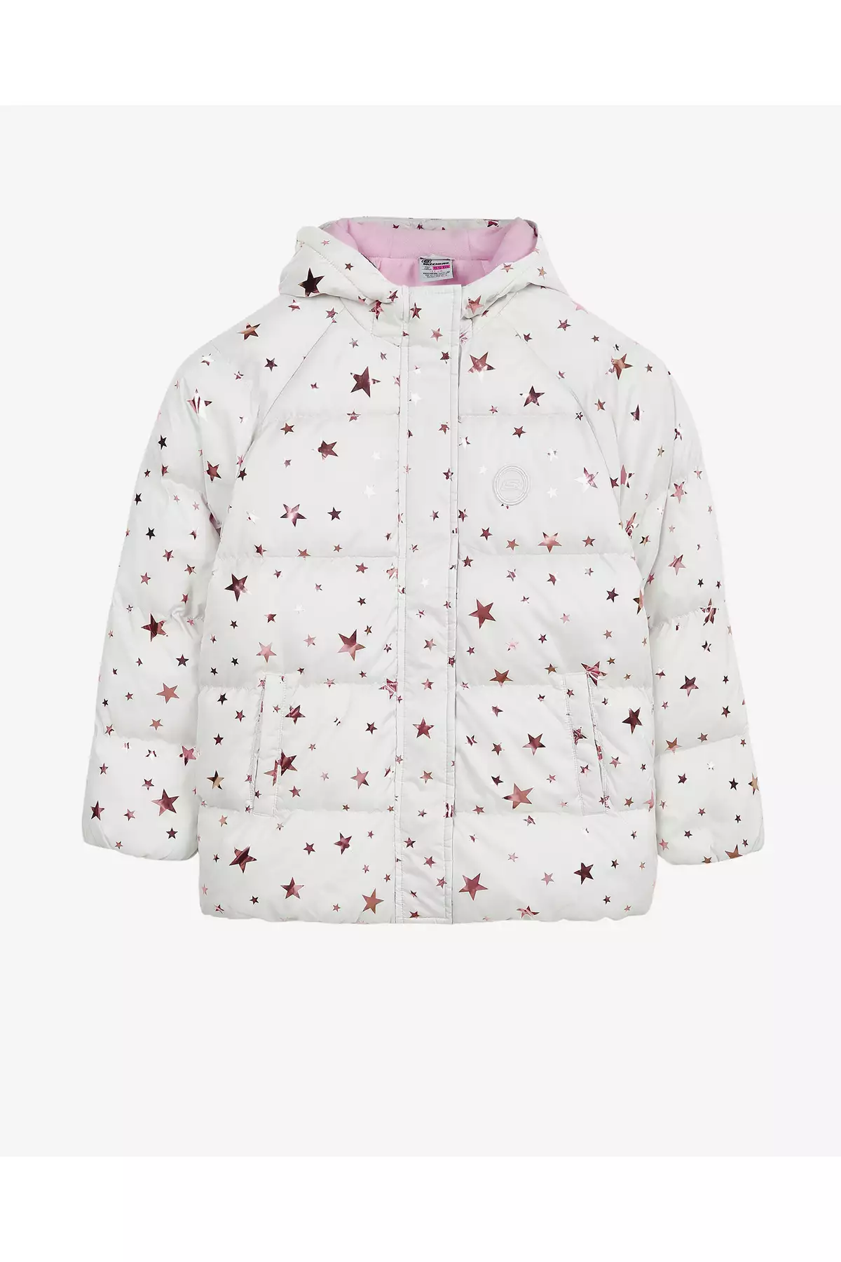 جاکت پدینگ بیرونی بزرگ دخترانه گاندی رنگی خاکستری مدل SK232042-032 برند Skechers - 760863443