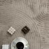 فرش روئیهف با زیره ضد لغزش و قابل شستوشو مدل بژ بافته شده برای سالن، آشپزخانه و راهرو برند Merinos - 870094216