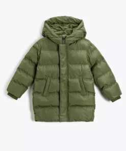 کاپشن پفکی کلاه‌دار برند Koton - 358860499