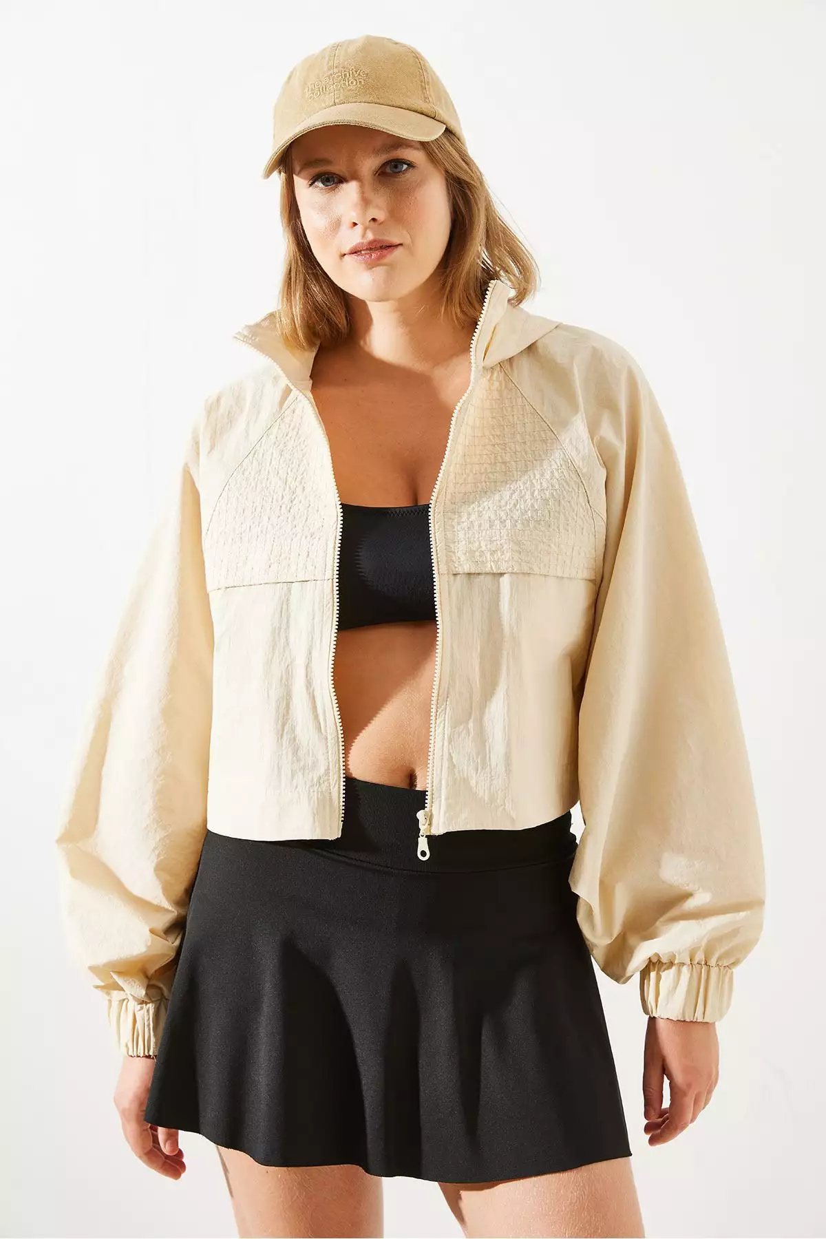 بارانی کلاهدار زنانه با پشت بسته MBMS001 60501001 برند Bianco Lucci - 859647819