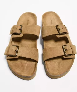 سندل تخت بند دار با قفل برند Bershka - 896756352