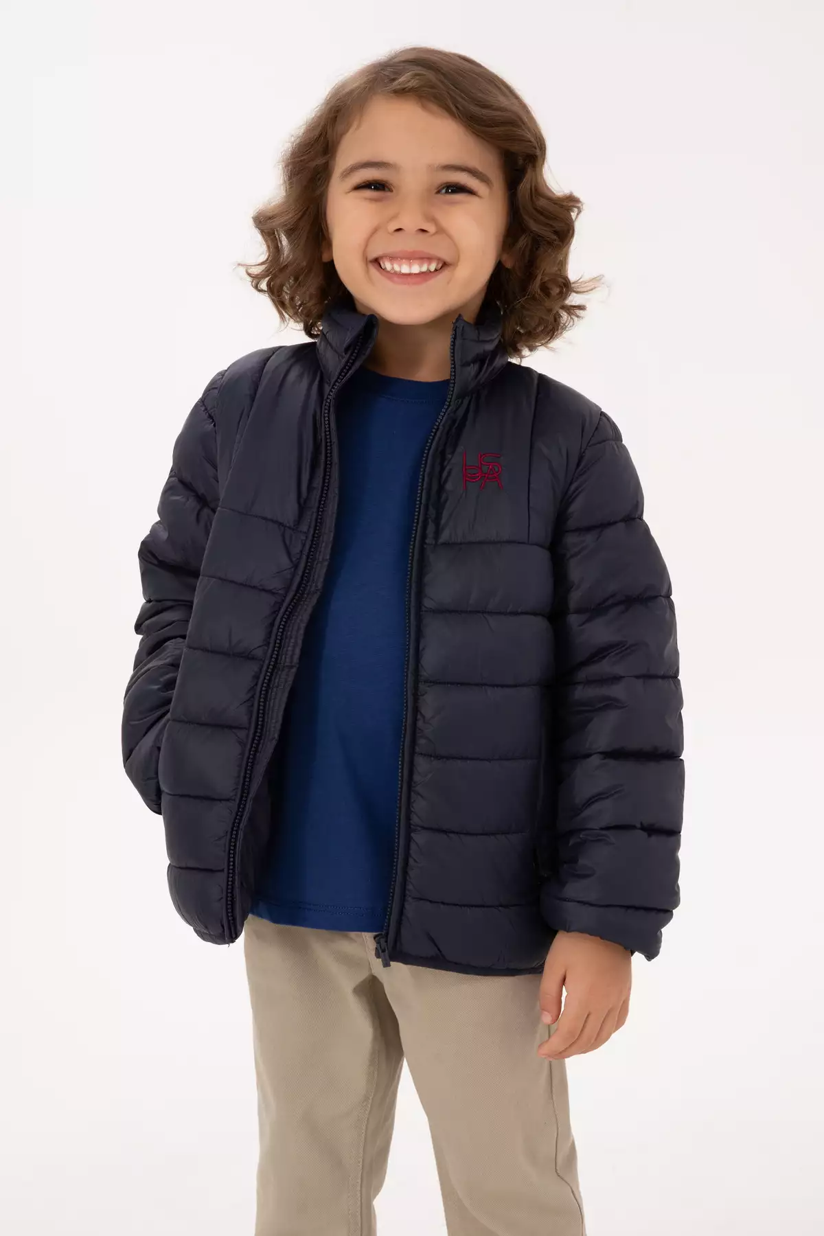 پالتو سرمهای مخصوص پسران کودک 50312088-VR033 برند U.S. Polo Assn. - 987709918