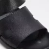 ویندام - دمپایی سیاه ساده از چرم طبیعی مردانه برند Aldo - 922141040