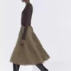 دامن میدی پیلی دار با جزئیات کامل برند Massimo Dutti - 992166225