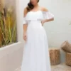 پیراهن عروسی بلند با بند اکرو و پیراهن برای عکاسی خارجی برند CARMEN - 3603285