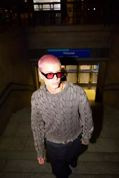 پلیور بافتنی برند Bershka - 1021746195