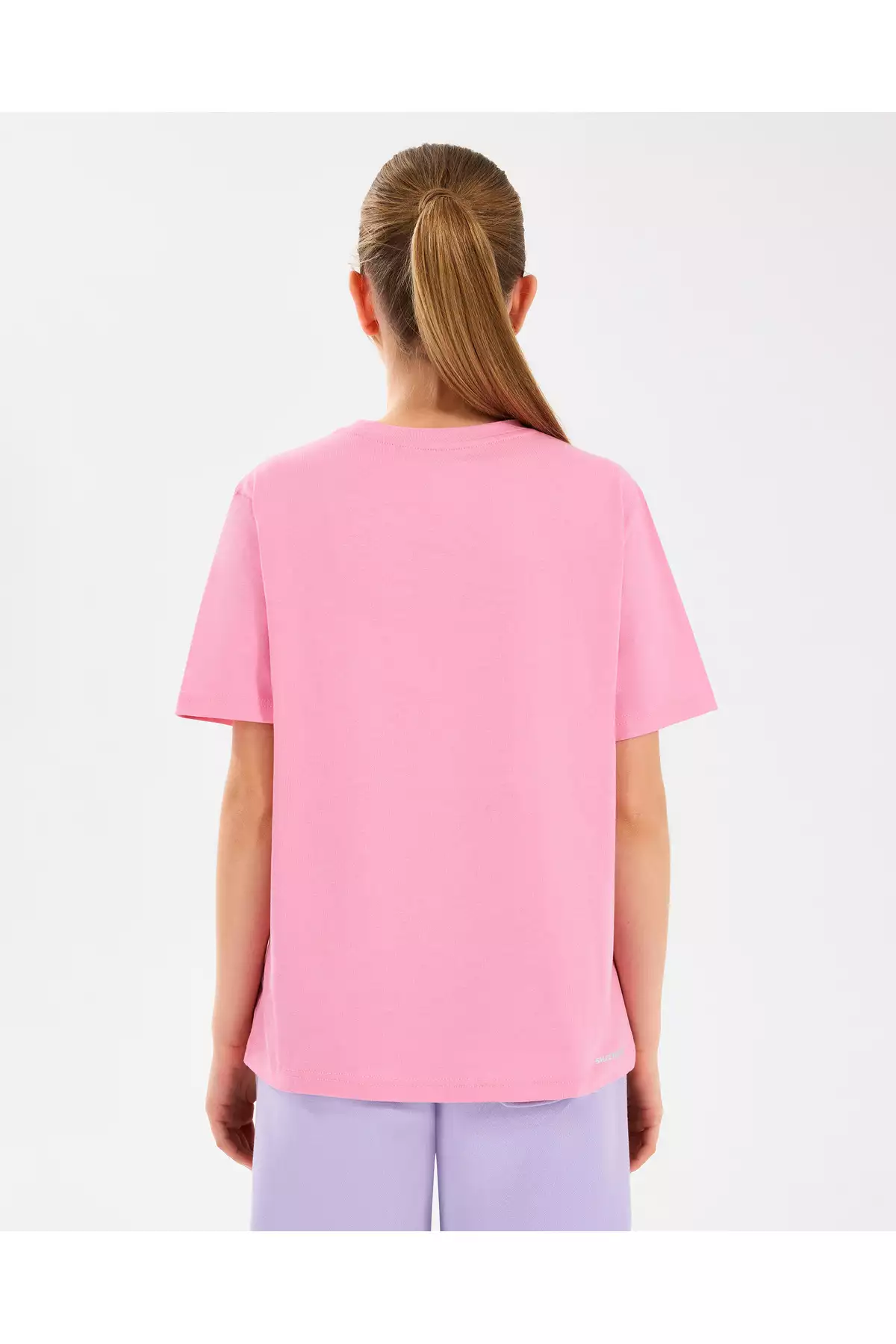 تیشرت اساسی بزرگ دخترانه، رنگ صورتی، کد SK232139-610 برند Skechers - 936514157