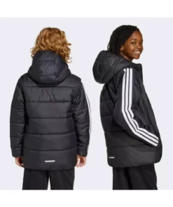 کاپشن کودکانه پُر شده با الیاف سه خط الزامی برند adidas - 994332216