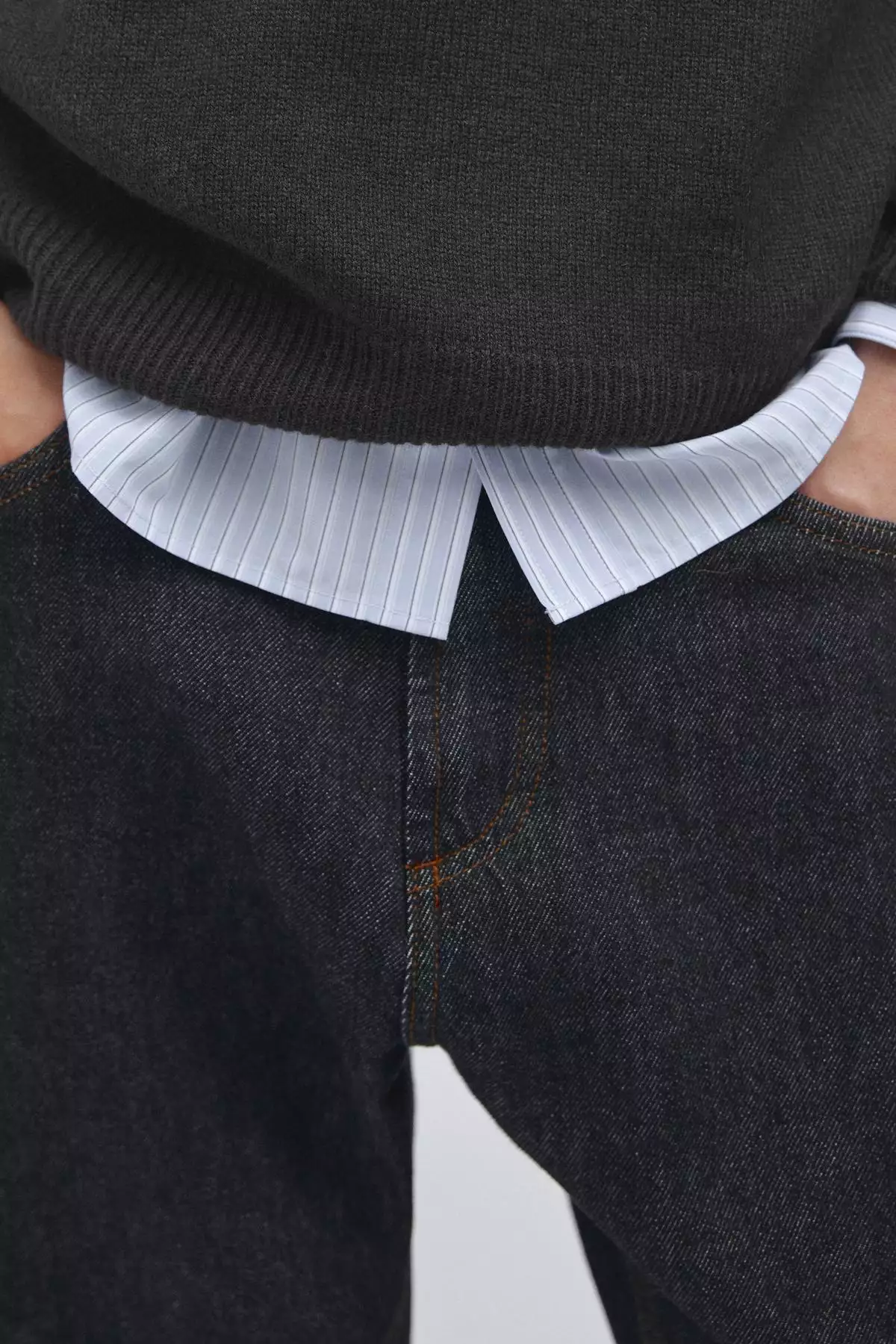 ژاکت بافتنی یقه دوچرخهای با ترکیب پشم یونی برند Massimo Dutti - 991305354