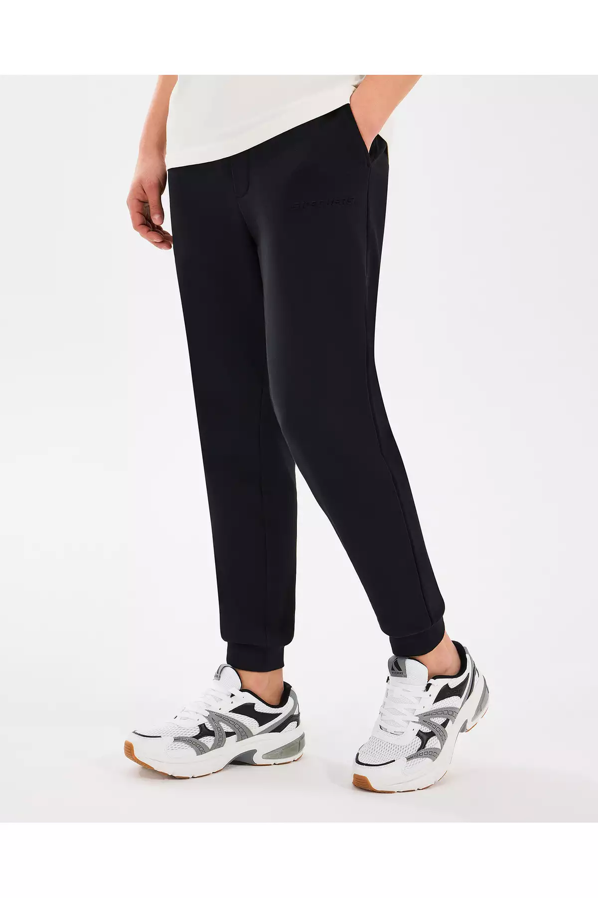 شلوار جین جاگر مردانه M Essential مشکی S242114-001 برند Skechers - 862940750