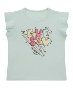 تیشرت استاندارد دخترانه برند Guess - 942238898