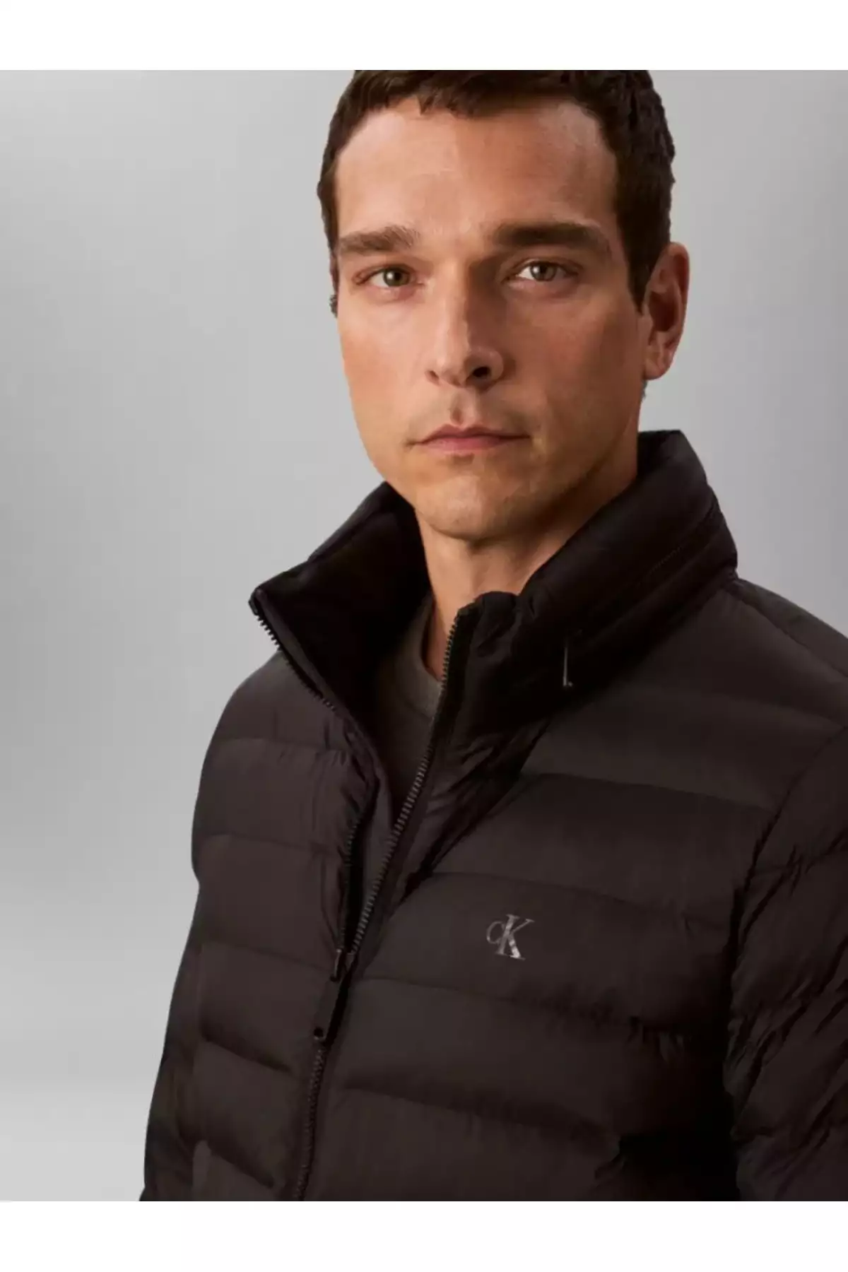 جاکت مشکی با کلاه قابل تنظیم و طراحی منظم با برند مردانه LV04RC511G U برند Calvin Klein - 982495952