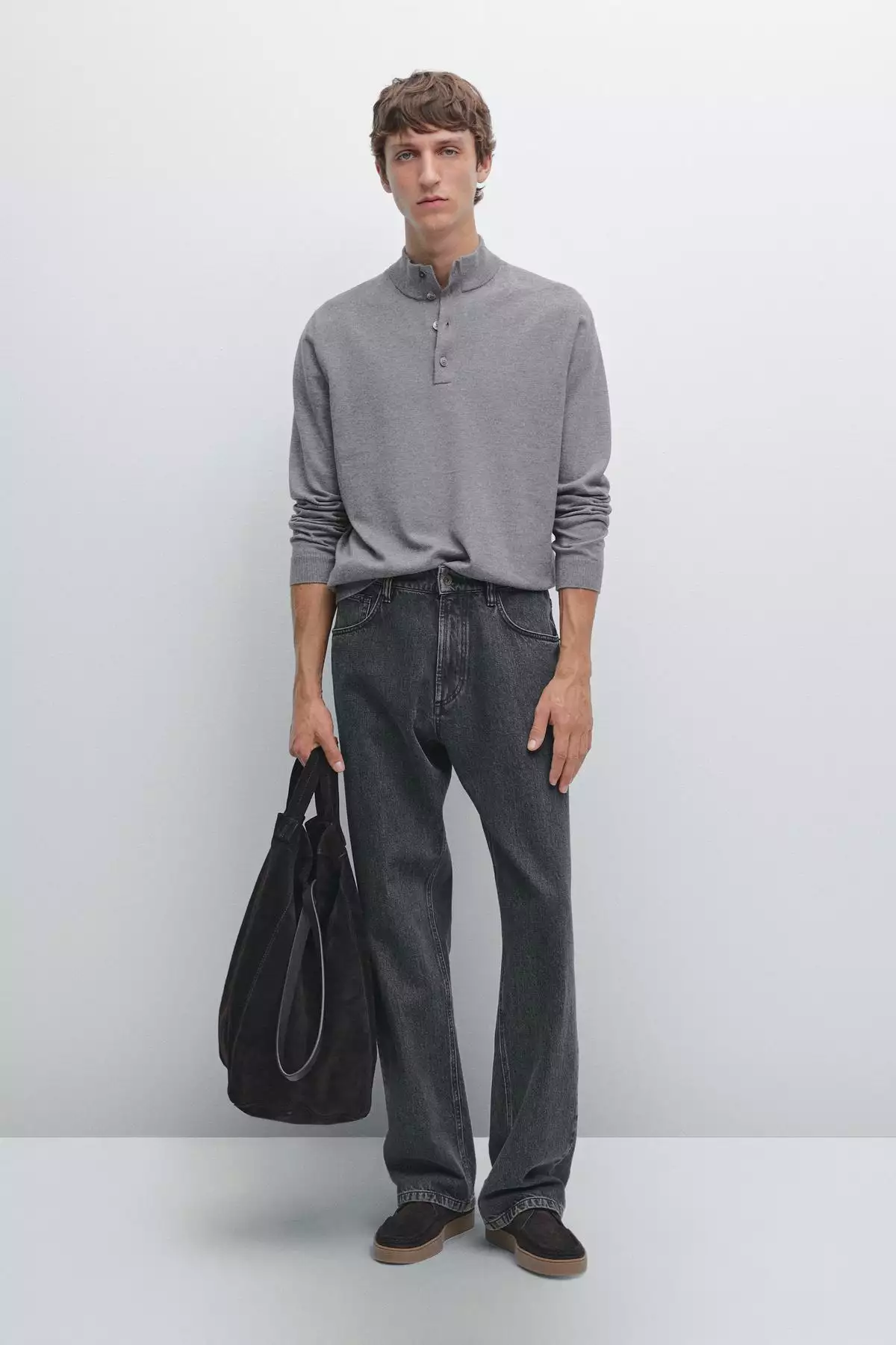 پالتوی گردن دیپ کوسن بچهگانه برند Massimo Dutti - 977920637