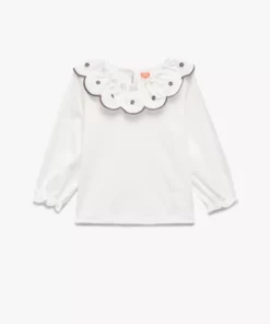 تی‌شرت یقه bebé با آستین بلند از جنس پنبه برند Koton - 967103610