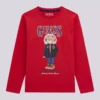 تیشرت قرمز مخصوص پسران BG Store برند Guess - 979516079