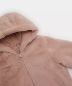 کاپشن پسرانه پشمی با آستر و کلاه دار برای دختر بچهها مدل C5319A524AU برند Defacto - 844043580