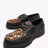 کفش قایق طرح پلنگی برند Bershka - 951881648