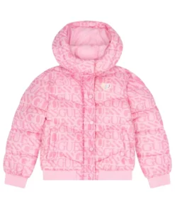 ژاکت بلند با کلاه و بالشتکدار برند Guess - 1011027382