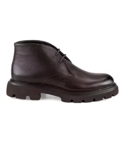 چکمه چرمی مردانه الارا کافی برند Desa - 865473115