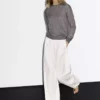 ژاکت پشمی یقه گرد برند Massimo Dutti - 957598678