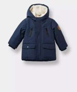 کاپشن پسرانه ضد آب با کلاه و آستر پشمی A2211A525WN برند Defacto - 986935501