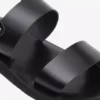 صندل مردانه سیاه از چرم طبیعی برند Greyder - 707196796