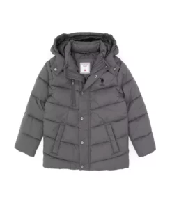 کاپشن خاکستری بچهگانه مردانه مدل 50312119-VR024 برند U.S. Polo Assn. - 1035173251