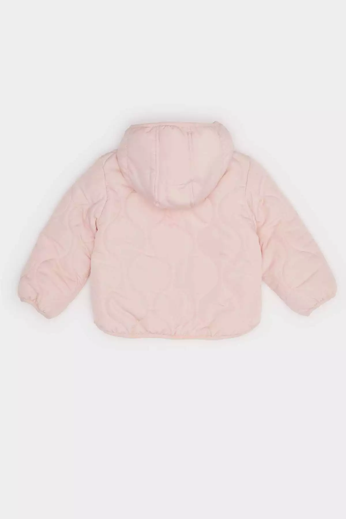 کاپشن ششماهی دخترانه ضد باد و ضد آب با دوخت کاپیتونه و کلاه بند دار برند Defacto - 966582484