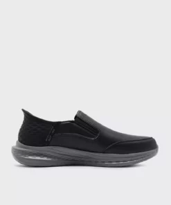 کفش کژوال مردانه اسلید-کوپر با ترکیب چرم شماره 205237 BLK برند Skechers - 1020237721