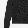 ژاکت با یقه دیپ و بافتنی برند Massimo Dutti - 957244941