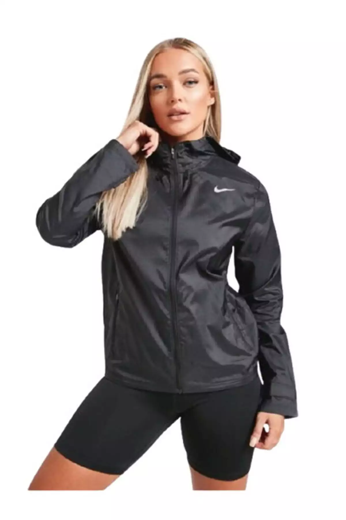 کلاهخود ضروری دویدن در رنگ مشکی - زنانه، کاپشن ورزشی-بارانی Cu3217-010 برند Nike - 898584472