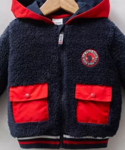 کاپشن نوزادی مردانه لاجوردی U.S. Polo Assn برند U.S. Polo Assn. - 964853404