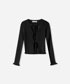 کت پفکی با بند شیری برند Bershka - 934121501