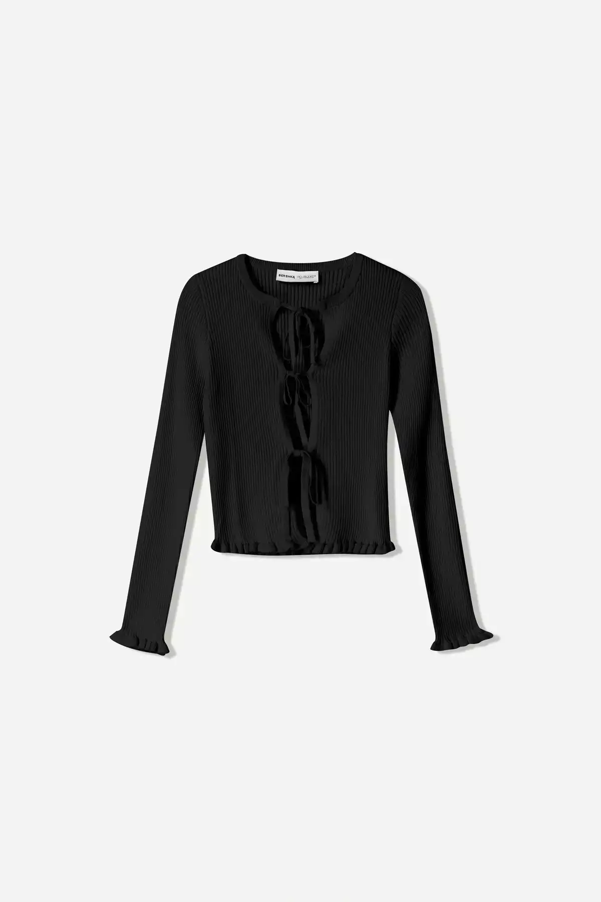 کت پفکی با بند شیری برند Bershka - 934121501