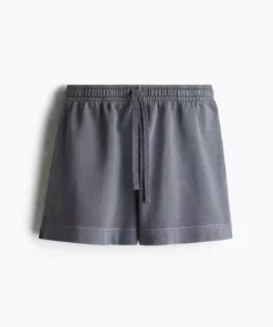 شورت هودی پنبهای شسته شده برند H&M - 925039432