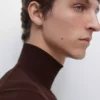 ژاکت یقه ایستاده با ترکیب پشم یخی برند Massimo Dutti - 982461460