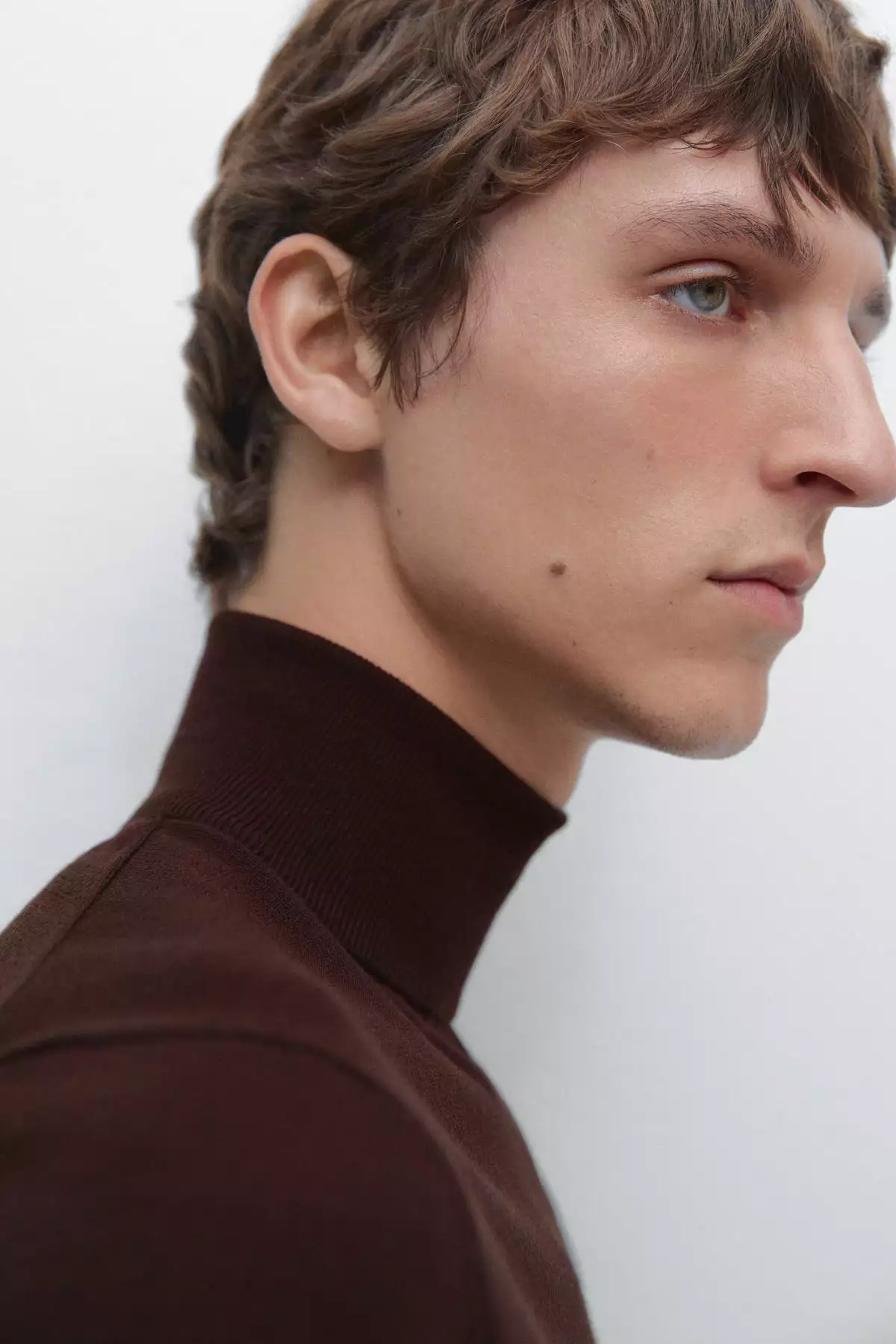 ژاکت یقه ایستاده با ترکیب پشم یخی برند Massimo Dutti - 982461460