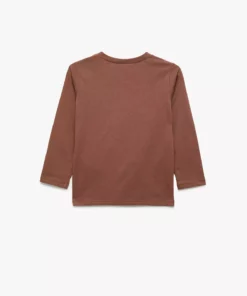 تیشرت پنبهای یقه گرد آستین بلند با نقوش دایناسور برند Koton - 955318576