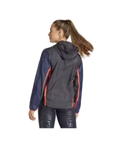 جاکت زنانه آدیداس Adizero IM4165-K بارانی-بادگیر رنگ سرمهای برند adidas - 760954111