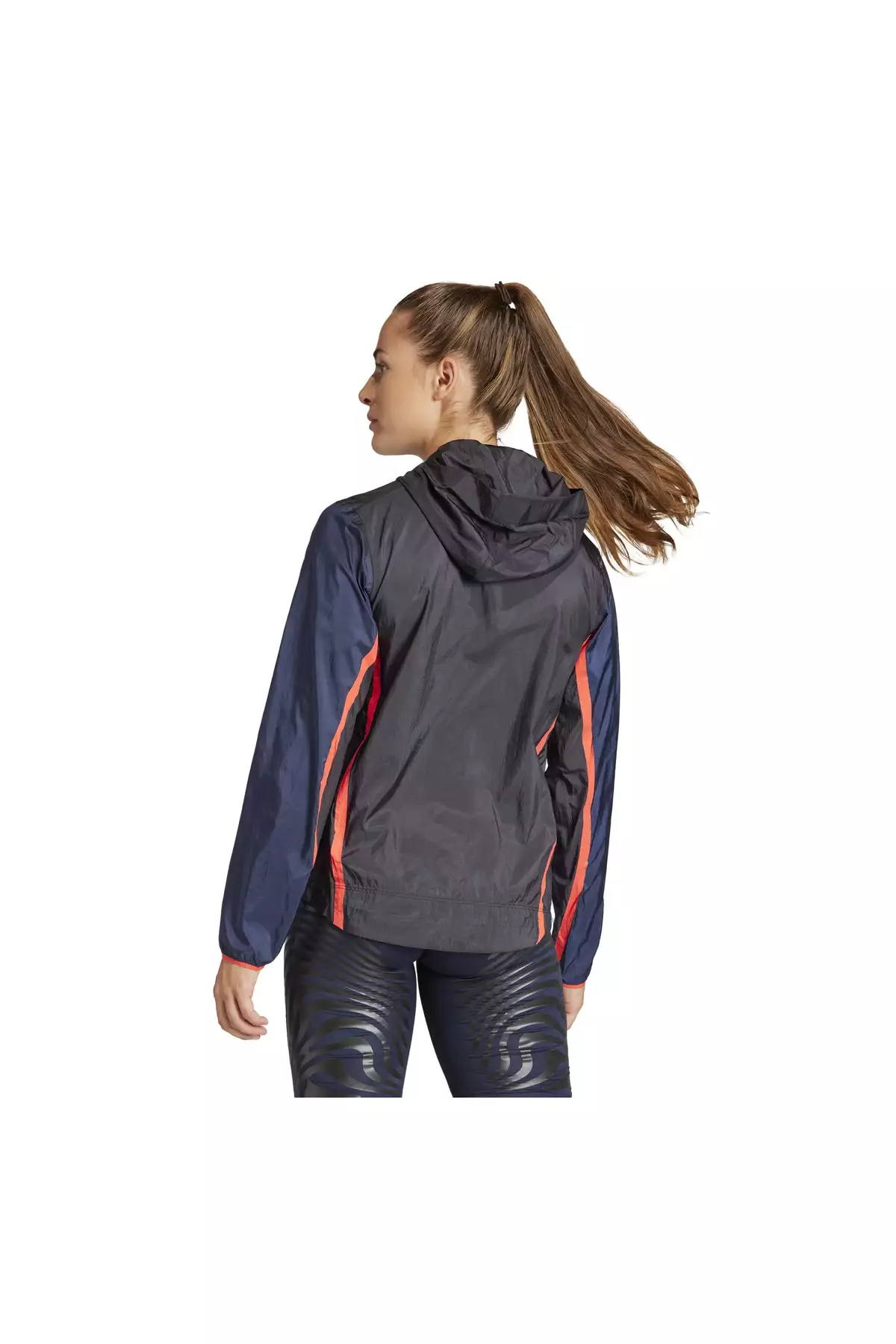 جاکت زنانه آدیداس Adizero IM4165-K بارانی-بادگیر رنگ سرمهای برند adidas - 760954111