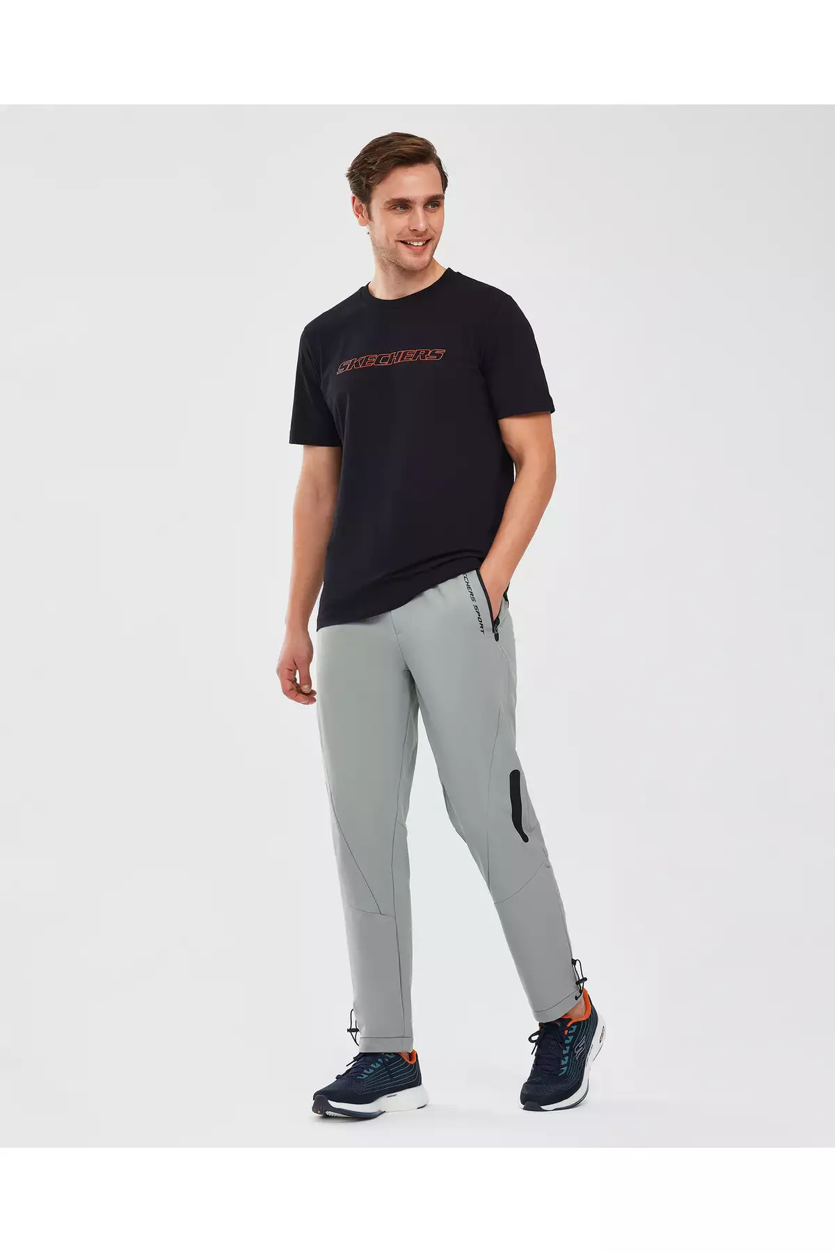 شلوار میکرو کالکشن M مدل REGULAR مردانه رنگ خاکستری شماره S241043-035 برند Skechers - 826705583