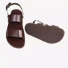 صندل مردانه قهوهای با چرم طبیعی 3Y1CS62622 برند Greyder - 694962755