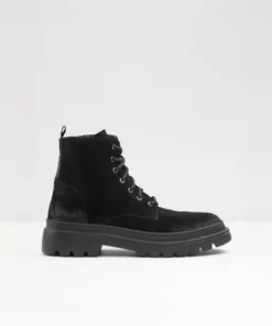 بوت مردانه چرمی سیاه آلتایر تر برند Aldo - 762201528