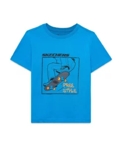 بلوز گرافیکی مردانه مناسب بچهها مدل SK2510112 B از برند موری برند Skechers - 946917503