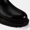 جوتی چرم مشکی مردانه با لاستیک برند Desa - 992244838