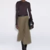 دامن میدی پیلی دار با جزئیات کامل برند Massimo Dutti - 992166225