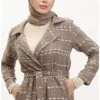کاپ تیووت با کمربند 5507-02 رنگ ویزون برند sefamerve - 833441323